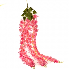 Штучна ампельна гілка, рожева, 117 см (8701-021)