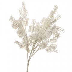 Искусственная ветка 37 см., белая (8702-011)