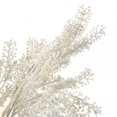 Искусственная ветка 37 см., белая (8702-011)