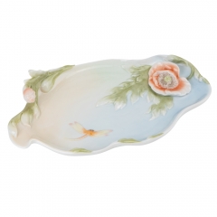 Блюдо "Бабка в маках" (3 см) (20024AA)