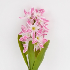 Гіацинт штучний з цибулиною, рожевий, 35 см (2028-029/dk.pink)