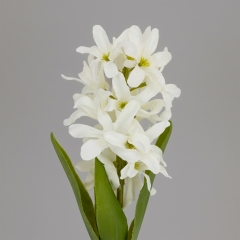 Гіацинт штучний з цибулиною, білий, 35 см (2028-029/white)