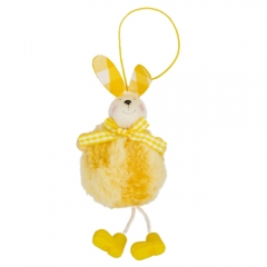 Подвесная фигурка "Кролик", желтая, 15,5 см (9109-007)