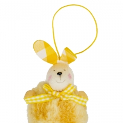 Подвесная фигурка "Кролик", желтая, 15,5 см (9109-007)