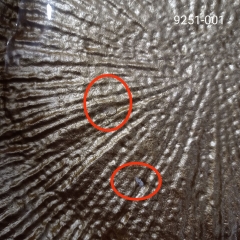 Тарелка "Рассвет", золотая, 34 см (00BR-9251-001)