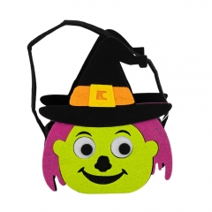 Фетровая корзинка для сладостей "Ведьмочка", 19 см (9243-014)