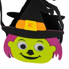 Фетровая корзинка для сладостей "Ведьмочка", 19 см (9243-014)