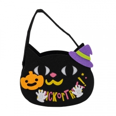 Фетровая корзинка для сладостей "Черная кошечка", 20 см (9243-015)