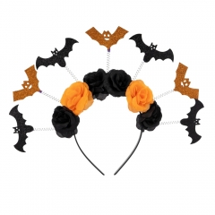 Ободок "Цветы с летучими мышами", 23 см * Рандомный выбор дизайна (9243-016)