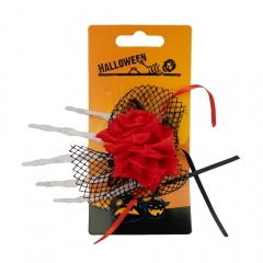Декор на Хэллоуин "Роза призраков", 10,5 см (9243-025)