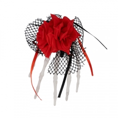 Декор на Хэллоуин "Роза призраков", 10,5 см (9243-025)