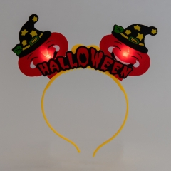 Светодиодный ободок "Тыквы", 19 см (9243-030)