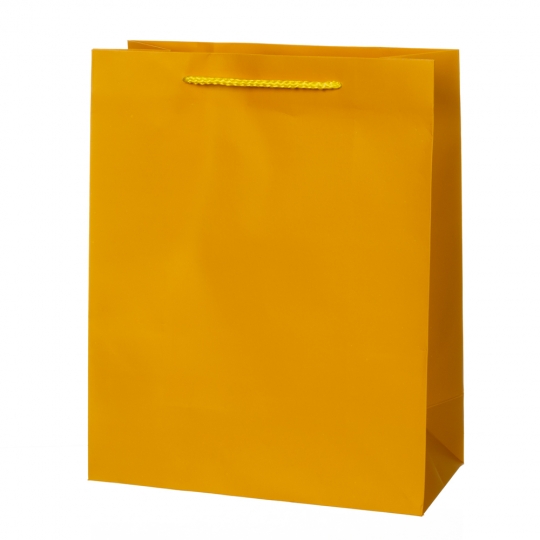 Подарунковий пакет "Класік" М, жовтий (8720-007)