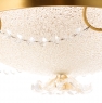 Люстра-підвіс кругла в бронзовому кольорі 45 см (RL004)