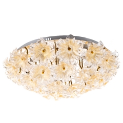 Люстра-припотолочная с цветочным декором (12 ламп) (RL017) (RL017)
