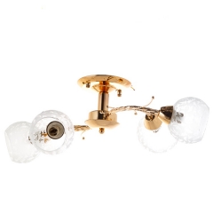 Люстра золота з прозорим склом на 4 плафони (VS005/4)