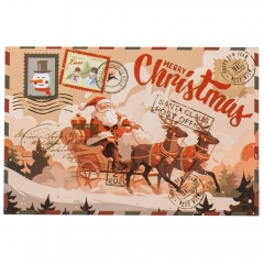 Серия открыток "Рождественские листы", 6 видов (9186-001)