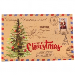 Серия открыток "Рождественские листы", 6 видов (9186-001)