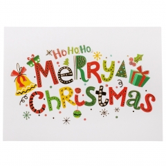 Серия объемных открыток "Merry Christmas", 4 вида (9186-002)