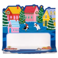 Серия открыток "Веселых праздников", 4 вида (9186-003)