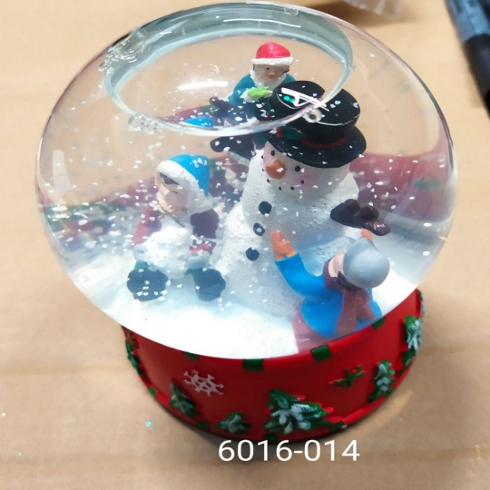 УЦІНКА Сніжна куля "Сніговик" (Велика бульбашка повітря,та мутна вода) (00BR-6016-014/2)