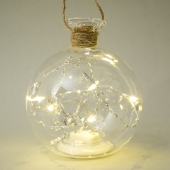 Елочная игрушка "Волшебный шар", 10х11см (с подсветкой) (050NB)