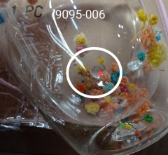 УЦІНКА Склянка з подвійними стінками та ручкою "Сухоцвіти", 300 мл (Зайва деталь кусочок скла всередині між стінками,не стоїть,хитається) (00BR-9095-006)