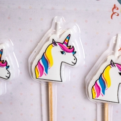 Свечи праздничные "Единороги" (8110-004)