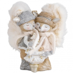 Статуэтка "Белочки-сестрички", 18 см (6014-049)