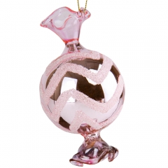 Елочная игрушка "Соленая карамель", 12 см (6017-093)