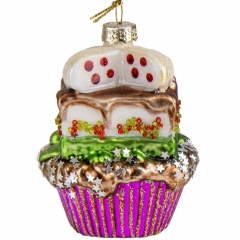 Ялинкова іграшка "Тістечко", 9,8 см (6017-120)