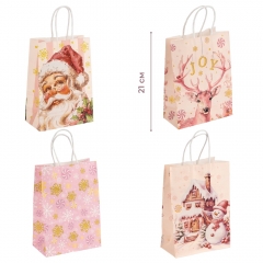 Подарочный пакет "Новогодняя красота", 15*21 см * Рандомный выбор дизайна (9264-006)