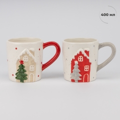 Кружка "Новогодний домик", 400 мл (6037-025)