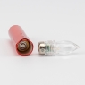 Набор из 10 светодиодных свечей (LED) с клипсами на елку, красный, 10 см (9261-004)