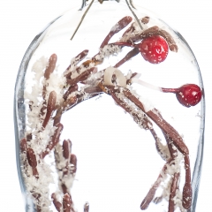 Елочная игрушка "Сосулька", 5х30см (003NB)