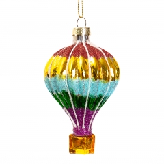 Ялинкова іграшка «Повітряна куля», 7х11см (025NB)