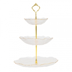 Блюдо 3-х ярусне "Гірський кришталь", 26*35 см (9219-033)