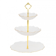 Блюдо 3-х ярусне "Гірський кришталь", 26*35 см (9219-033)