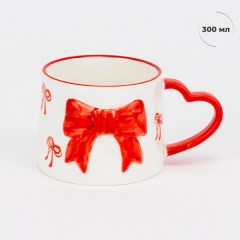 Кружка "Червоні бантики", 300 мл (9299-007)