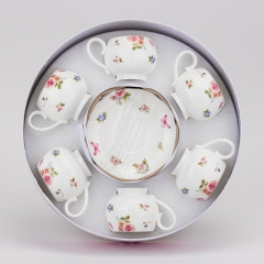 Набір "Прекрасні квіти" на 6 персон, білий, 250 мл (19296-001)