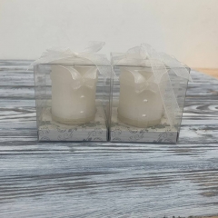 Весільна свічка (6 см) (колір кремовий, білий) (024Q)