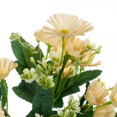 Цветочный букет, бежевый (8717-013)