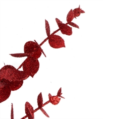 Декоративная ветка "Рождественское настроение" красная (6015-004)