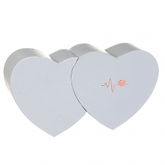 Коробка для цветов "Волнение",  белая (8300-056)