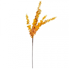 Искусственная ветвь "Эвкалипт", оранжевая, 81 см (9160-001)