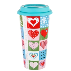 Керамическая кружка "Жизнь и мода", 450 мл. (008RA-E)