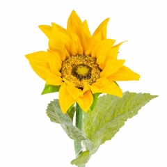 Искусственный подсолнечник, желтый, 60 см (9213-014)