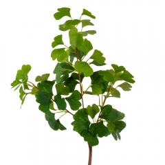 Искусственная ветка "Гинкго Билоба", зеленая, 90 см (9207-009)
