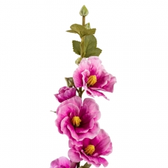 Искусственная ветка "Мальва", лиловая, 88 см (9207-027)