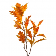 Искусственная ветка дуба, оранжевая, 95 см (9207-034)
